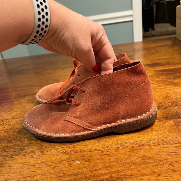 Crewcuts Kids' 1990 MacAlister boots in suede chukka made in Italy size J2 - Picture 5 of 9